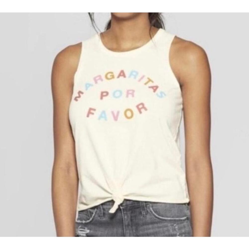 Fifth Sun (Margaritas Por Favor) Tank Top Size Large